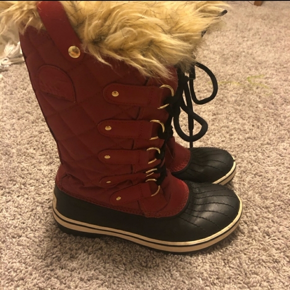 Sorel red Tofino winter snow boots waterproof 6 - Picture 5 of 6
